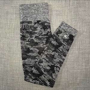 Grey/Black Gymshark Camo Leggings